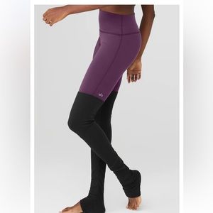 ALO size XS airbrush high-waist highlight goddess legging